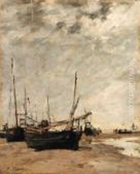 Boudin, E. Oil Painting by Eugene Boudin