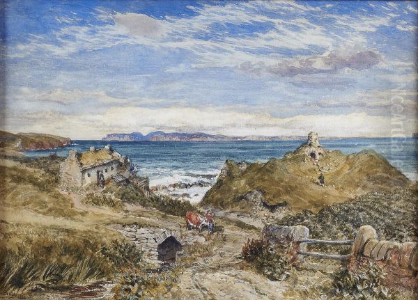 Bishop's Castle, Scrabster Oil Painting by Samuel Bough