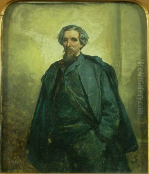 Portrait Of A Gentleman Oil Painting by Samuel Bough