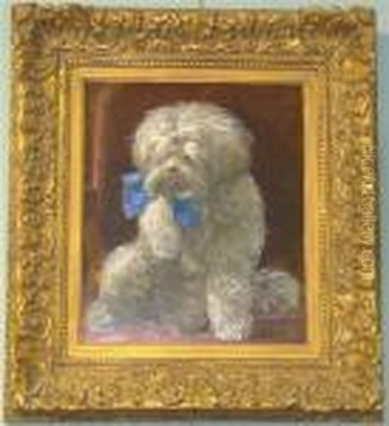 The Dog Pixie Oil Painting by Samuel Bough