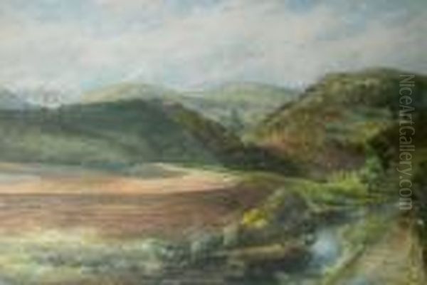 The Vale Of Clyde Oil Painting by Samuel Bough