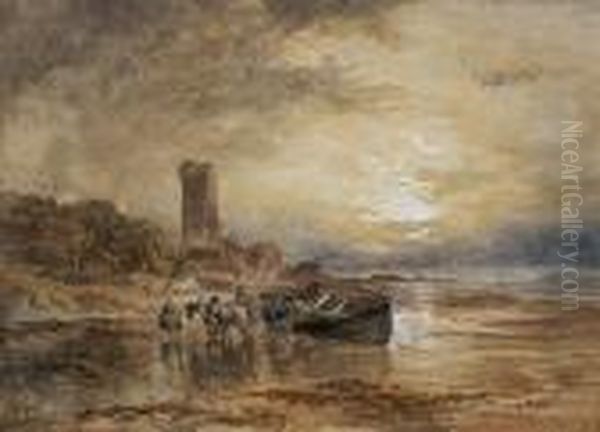 Dysart Oil Painting by Samuel Bough