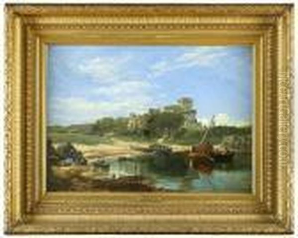 Inchcolm Priory Oil Painting by Samuel Bough