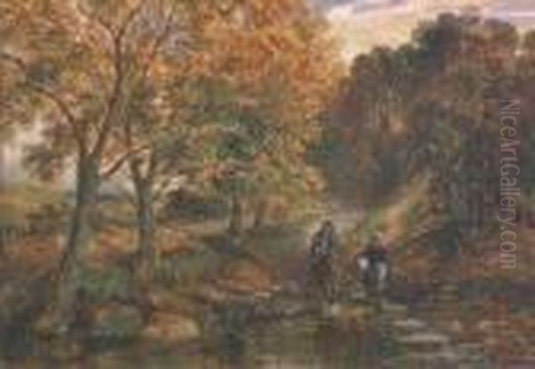 The Ford Oil Painting by Samuel Bough