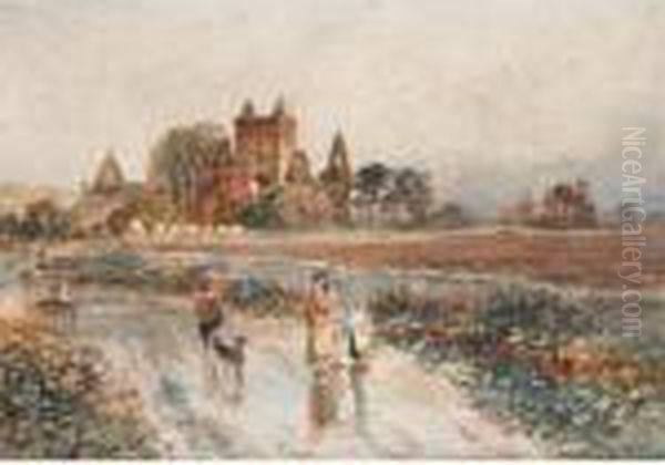 Sweetheart Abbey Oil Painting by Samuel Bough