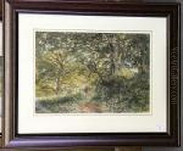 Woodland Scene Oil Painting by Samuel Bough