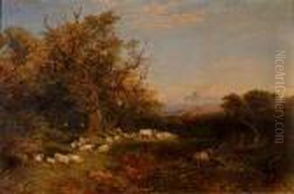 Cadzow Forest Oil Painting by Samuel Bough