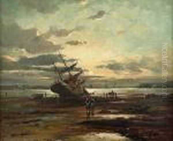 After The Storm Oil Painting by Samuel Bough