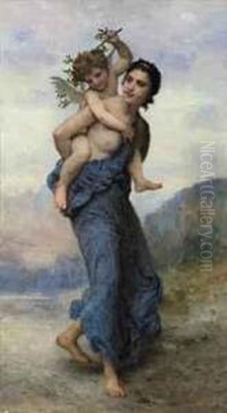 Printemps Oil Painting by William-Adolphe Bouguereau