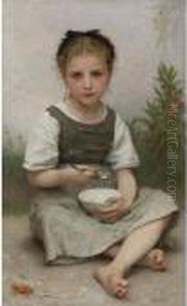 Le Dejeuner Du Matin Oil Painting by William-Adolphe Bouguereau