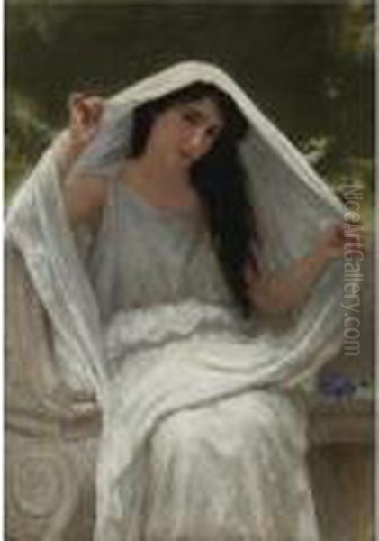 Le Voile Oil Painting by William-Adolphe Bouguereau