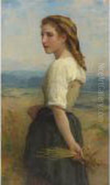 Glaneuse Oil Painting by William-Adolphe Bouguereau