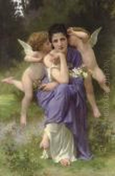 Chansons De Printemps Oil Painting by William-Adolphe Bouguereau