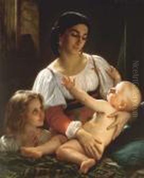 Le Reveil Oil Painting by William-Adolphe Bouguereau