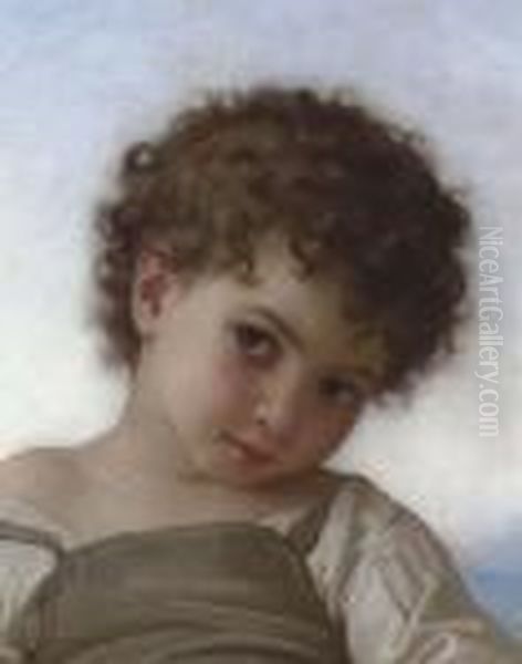 Tete D'enfant Oil Painting by William-Adolphe Bouguereau