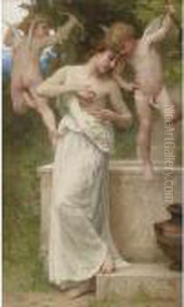 Blessure D'amour Oil Painting by William-Adolphe Bouguereau