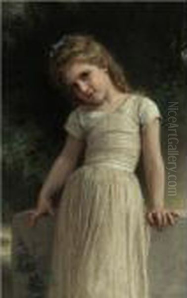 The Mischievous One Oil Painting by William-Adolphe Bouguereau