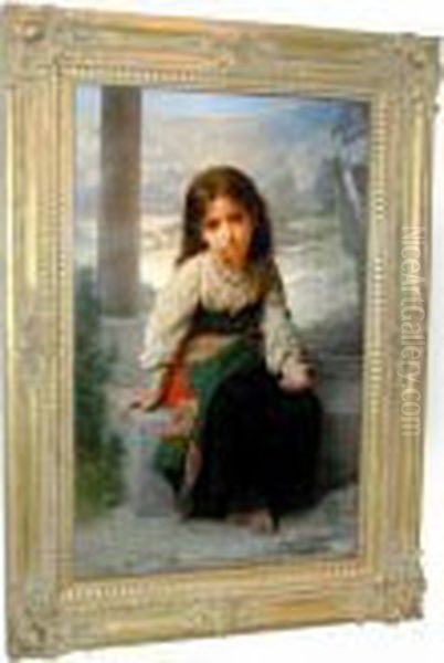 Petite Mendiante Oil Painting by William-Adolphe Bouguereau