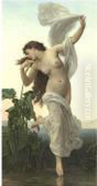 Dawn (l'aurore) Oil Painting by William-Adolphe Bouguereau