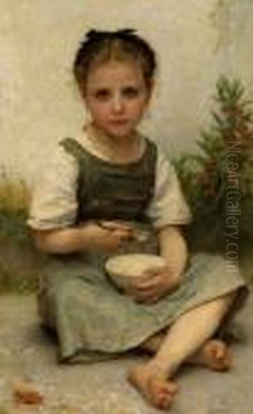 Dejeuner Du Matin Oil Painting by William-Adolphe Bouguereau