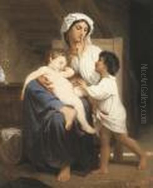 Le Sommeil Oil Painting by William-Adolphe Bouguereau