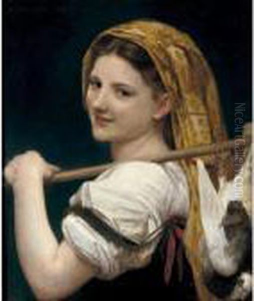 Le Retour De Marche Oil Painting by William-Adolphe Bouguereau