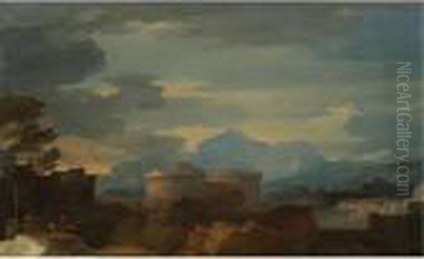 Classical Landscape Oil Painting by Sebastian Bourdon