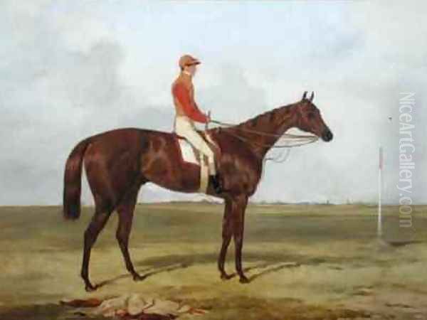 A Portrait of The Cossack Oil Painting by Harry Hall