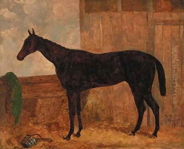 Lord Elington's van Tromp, in a stable Oil Painting by Harry Hall