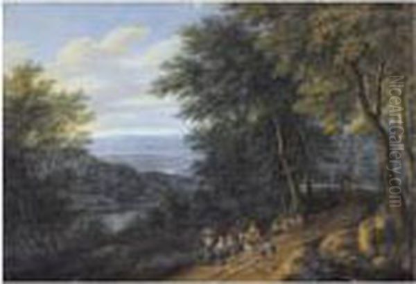 Adriaen Frans Boudewijns Oil Painting by Peeter Bout