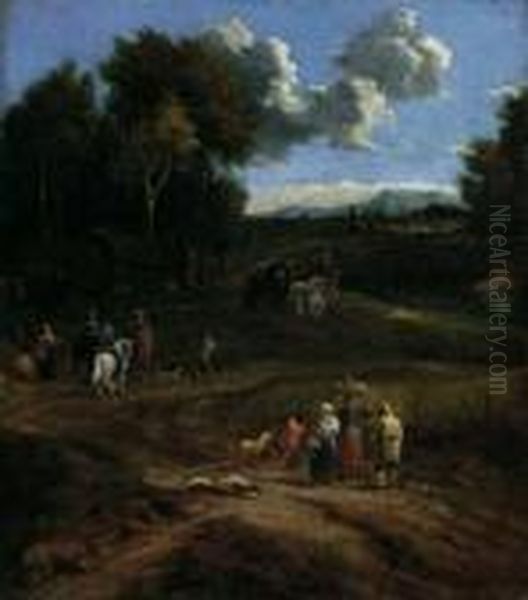 Pieter Und Boudewijns, Adriaen Frans Oil Painting by Peeter Bout