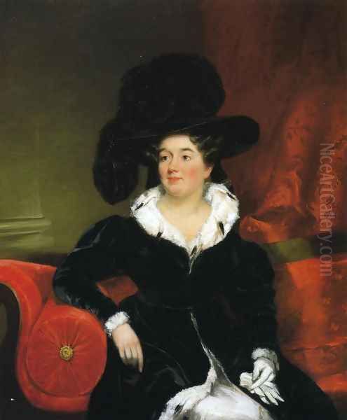 Mrs. Samuel Appleton (Julia Webster) Oil Painting by Chester Harding