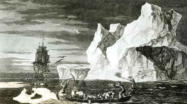 The Ice Islands on the 9th January 1773 Oil Painting by William Hodges