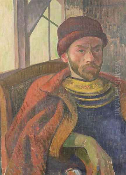 Self Portrait in Breton Costume Oil Painting by Meyer Isaac de Haan