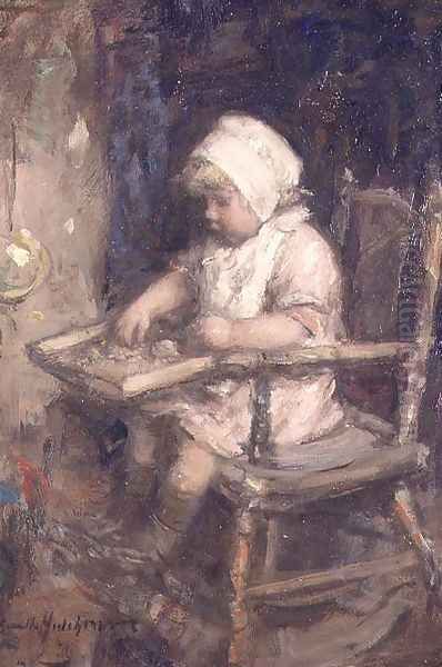 The High Chair Oil Painting by Robert Gemmell Hutchison