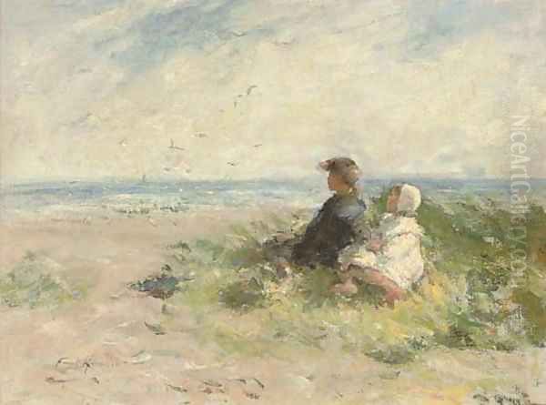 On the bents Oil Painting by Robert Gemmell Hutchison