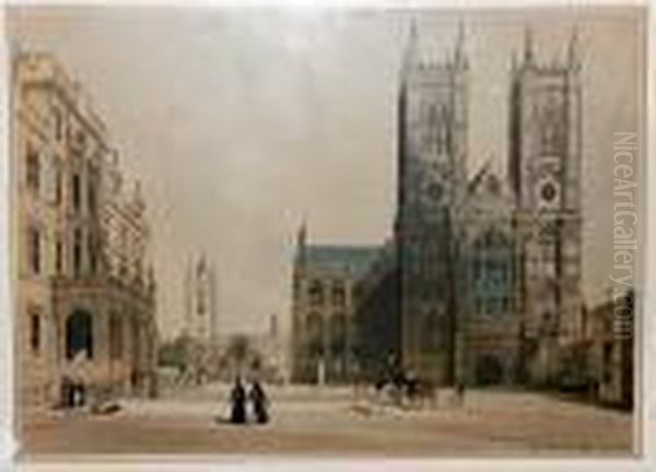 Westminster Hospital Oil Painting by Thomas Shotter Boys