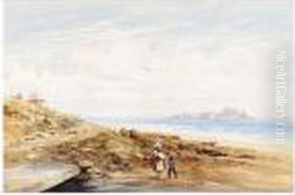 Elizabeth Castle, Jersey Oil Painting by Thomas Shotter Boys