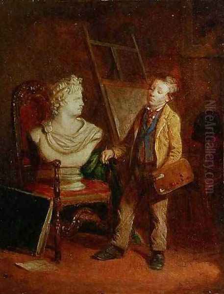 The Young Artist Oil Painting by William Hemsley