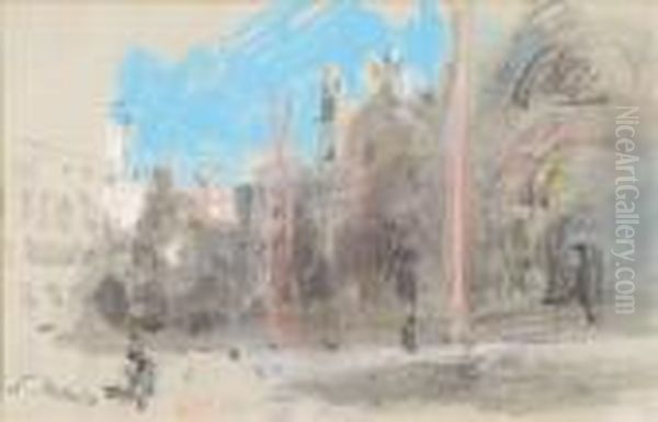 Sanmarco, Venice Oil Painting by Hercules Brabazon Brabazon