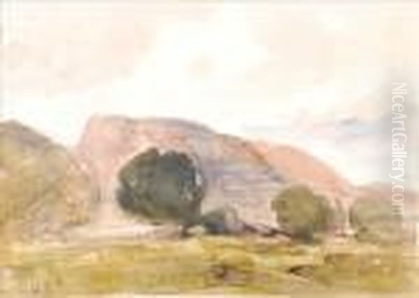 Landscape Oil Painting by Hercules Brabazon Brabazon