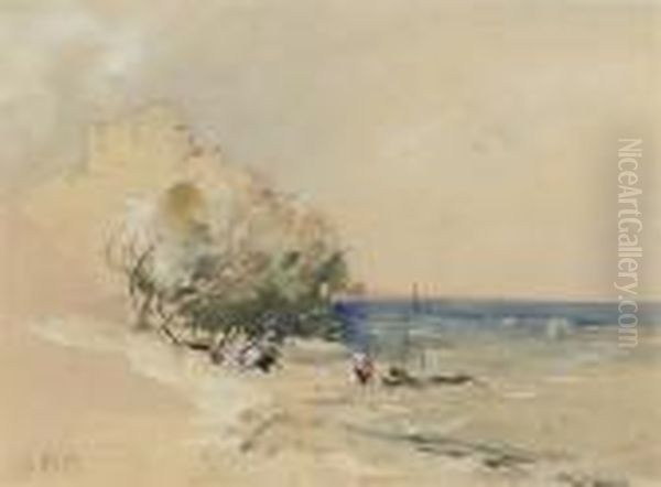 Coming Ashore Oil Painting by Hercules Brabazon Brabazon