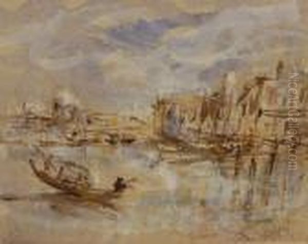 Grand Canal, Venice Oil Painting by Hercules Brabazon Brabazon