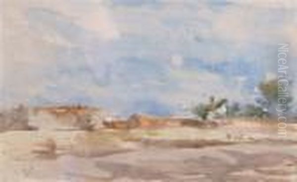 Near Cairo Oil Painting by Hercules Brabazon Brabazon