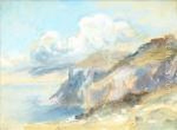 Capri Oil Painting by Hercules Brabazon Brabazon