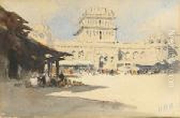 Jodhpur, Rajputana, India Oil Painting by Hercules Brabazon Brabazon