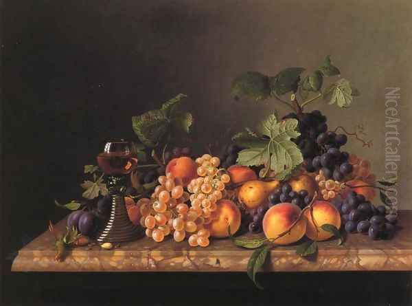 Still Life Oil Painting by Werner Hunzinger