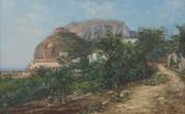 Capri Oil Painting by Carlo Brancaccio