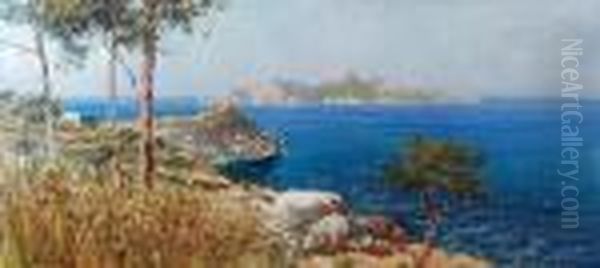 Skaliste Wybrzeze Oil Painting by Carlo Brancaccio