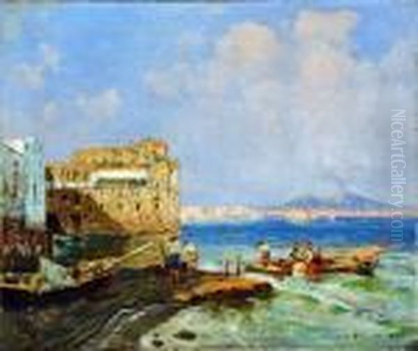 Palazzo Donn'anna Oil Painting by Carlo Brancaccio